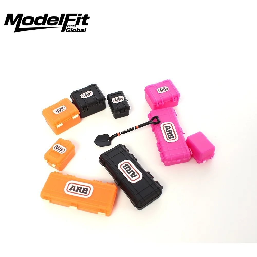 Storage Box Mini Car Equipment Case For 1/18 1/24 Scale RC Crawler SCX24 FCX24 Enduro24 TRX4M Decorative Accessories