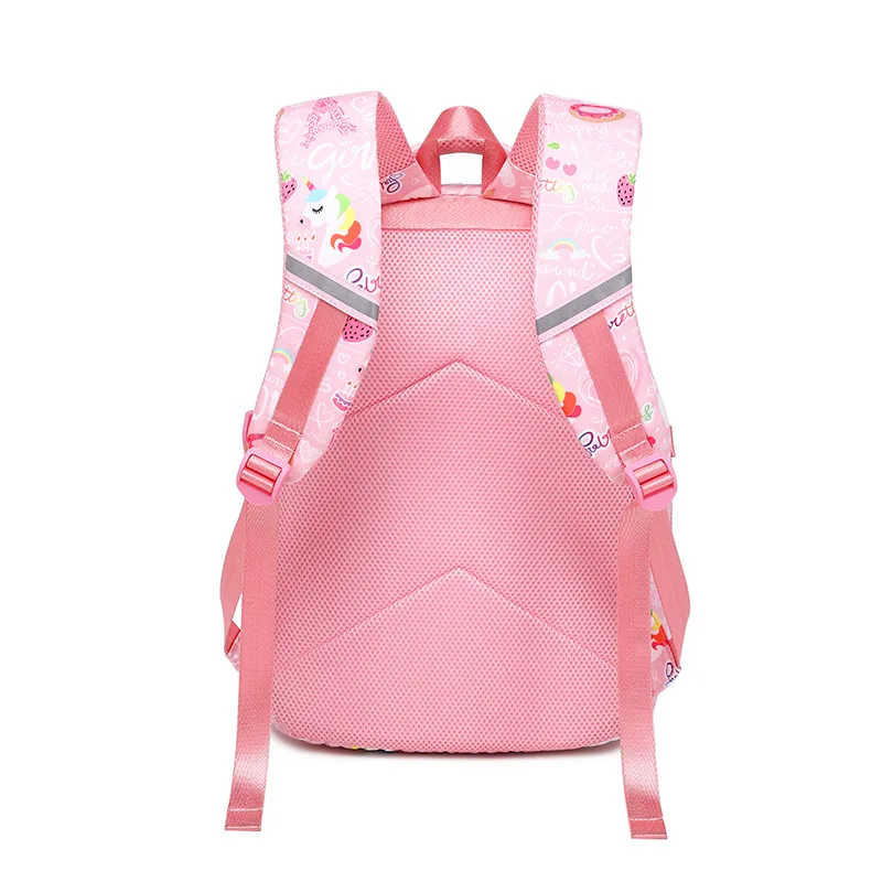 3 Pcs/Set School Bags for Teenage Girls Waterproof School Backpack Students Kids Schoolbag Child With Pencil Case Lunch box