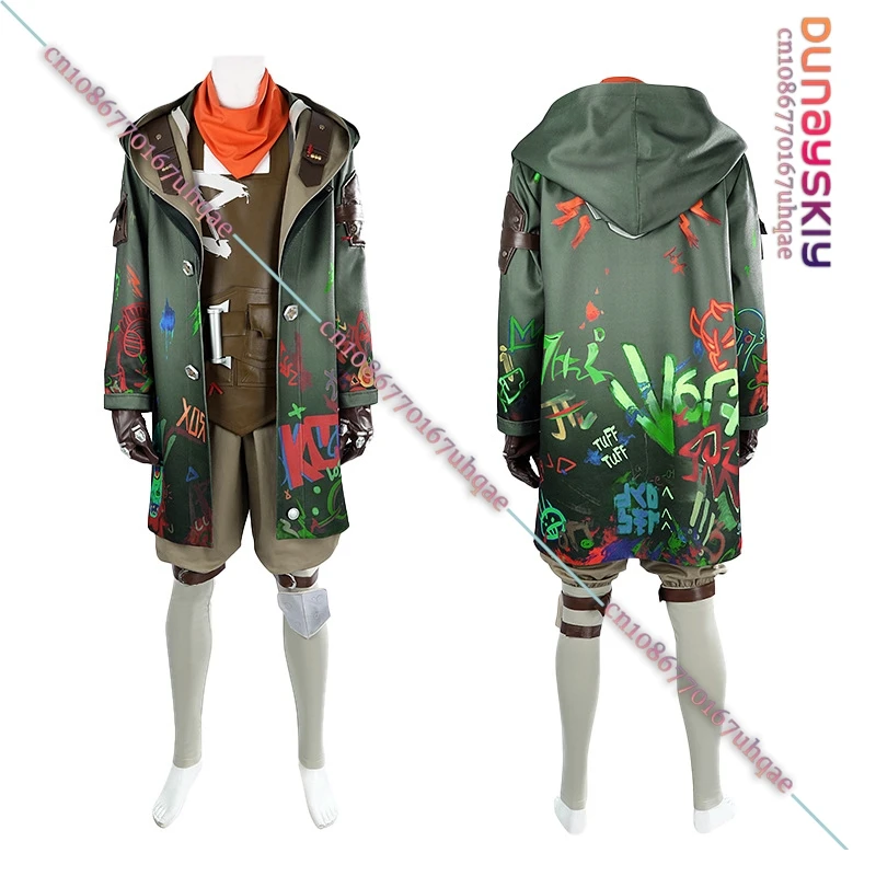 Arcane Ekko Косплей Костюм Мальчик Who Shattered Time Игровая Униформа Игровая Маска Обувь Наряды Ролевая Игра Карнавальный Костюм Для Мужчин