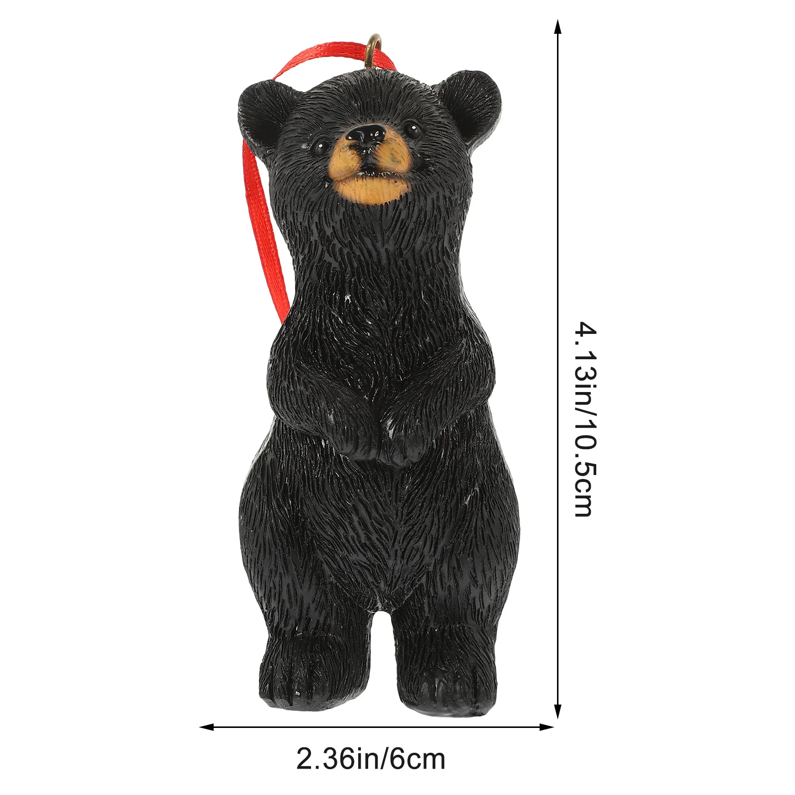 لطيف الدب الشكل الراتنج الدب تمثال فريد حديقة الديكور مقاوم للماء ديكور خارجي رائعتين التمتع البصري #5