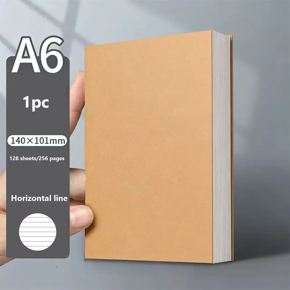 A6 ポケット厚手ノートブック 256 ページ 128 枚ラ - Vintage Leather Journal Notebook のレビューと価格
