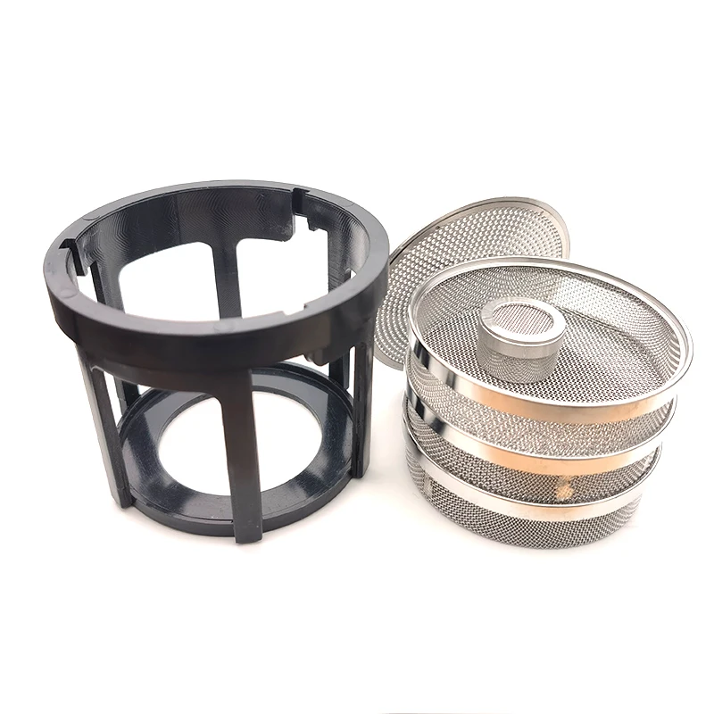 304L Stainless Steel Cleaning Baskets Kit With Frame For Automatic Cleaning Machine of Watch Movement Parts Watchmaker Tools