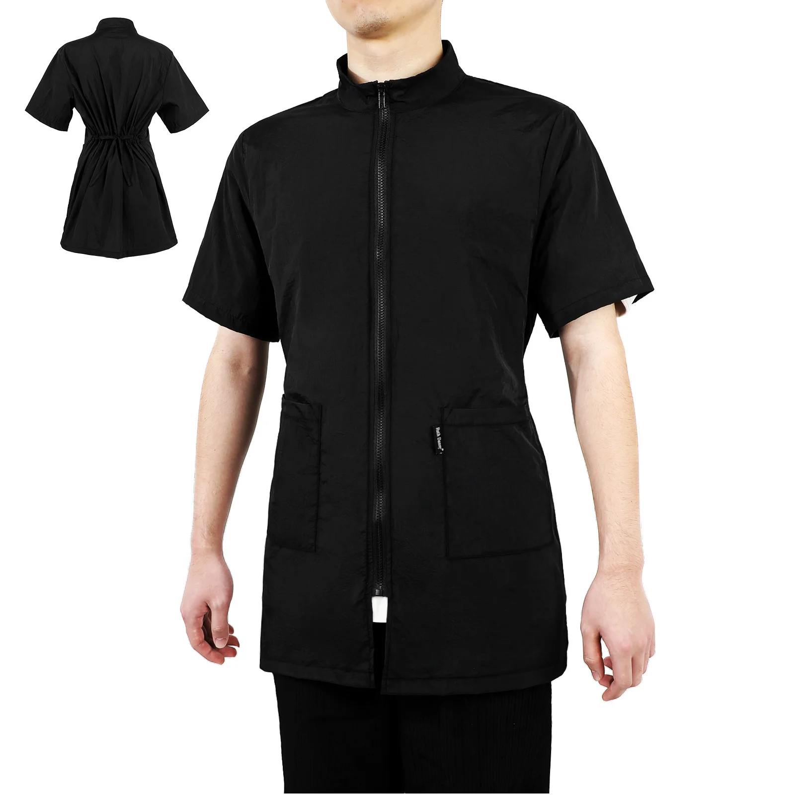 ملابس عمل للعناية بالحيوانات الأليفة مقاس L، حلاق مريح، جيوب متعددة الوظائف قابلة للتنفس، مصمم سموك للكلاب والقطط