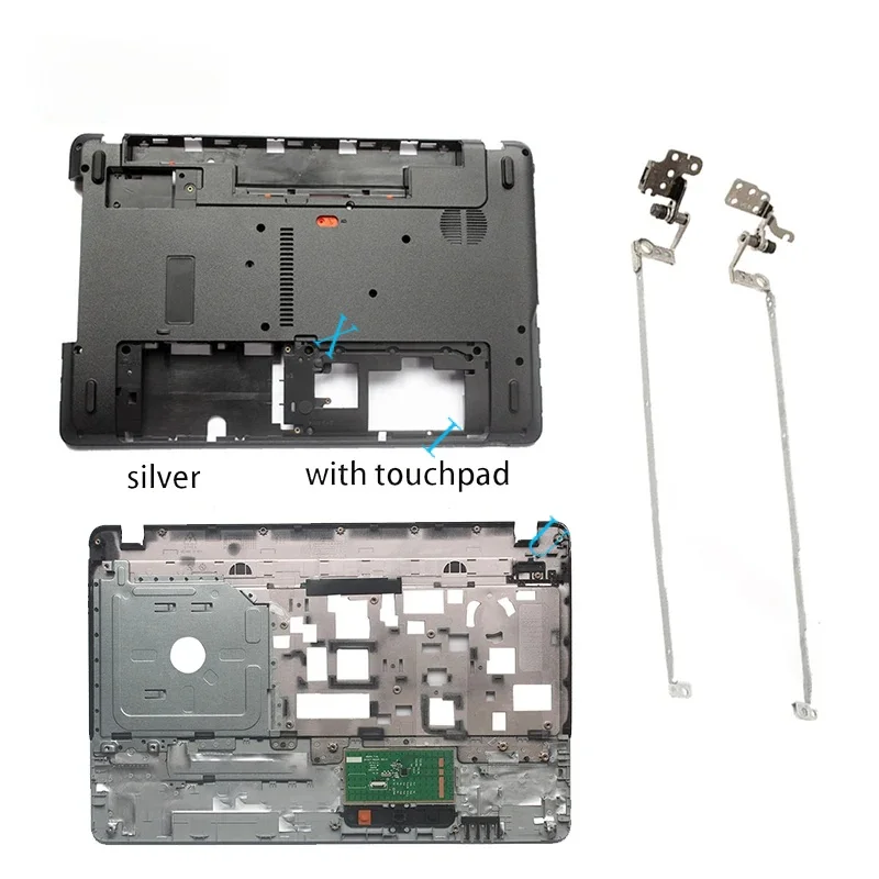 For Acer laptop E1-571 E1-521 571G 531 531G palm rest bottom shell hinge upper lower cover back case HDD cover