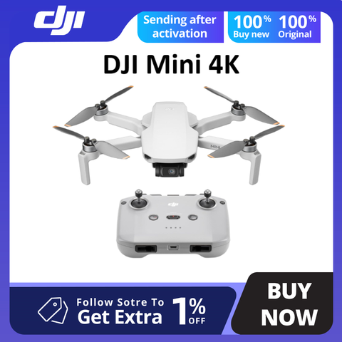 DJI Mini 4K Drone Standard Set 4K/30fps HDR  FHD Video Transmission Original Brand New in Stock