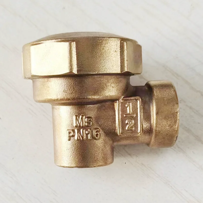 Valve AV13 Air Release Valve BPT13X Brass Angle Type Internal Thread Trap