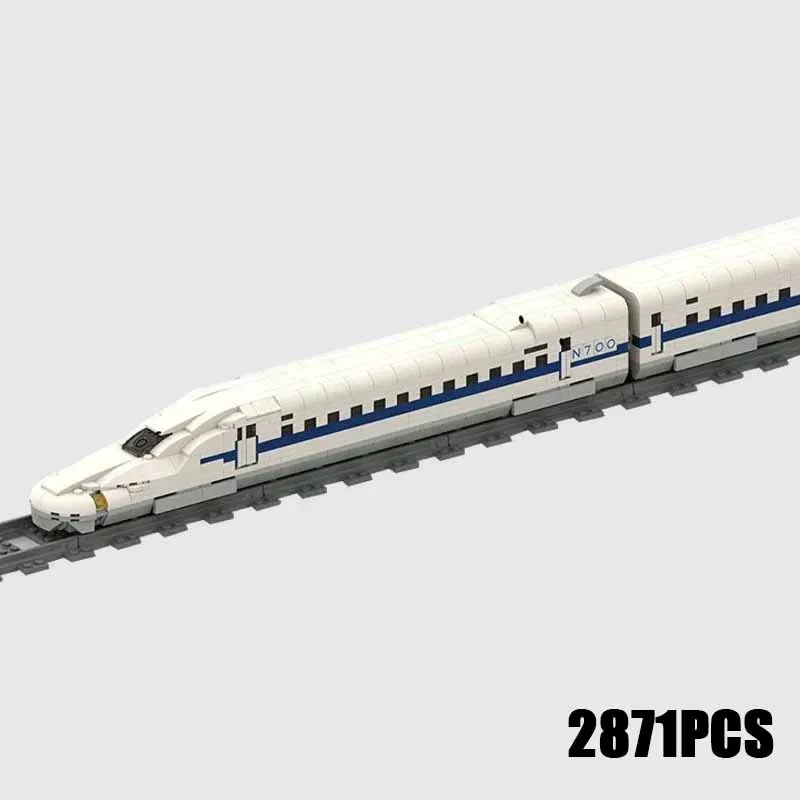 

Техническая модель автомобиля, модель Shinkansen N700, модульный конструктор, игрушки для детей, наборы для сборки