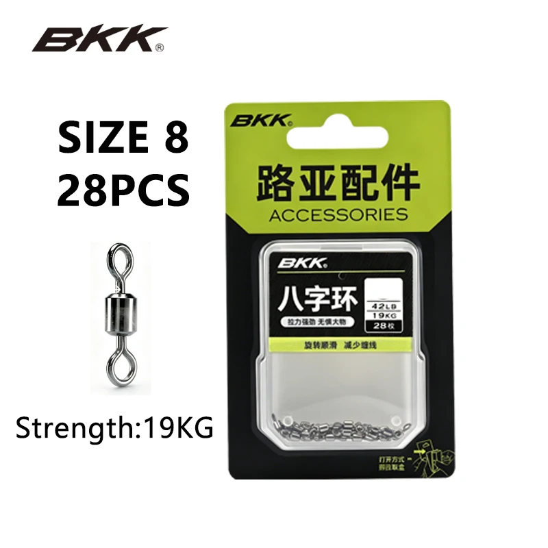 BKK RVS Visserijwartel 8 #   42LB Hoge Sterkte Lijnconnector Zoutwater Zoetwater Accessoires
