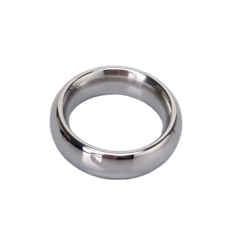 Stainless Steel Male Rooster Ring Weight-bearing Locking Chastity Cock Cage Adult Sex Toys Pene Exercise Scrotal Bondage Gear