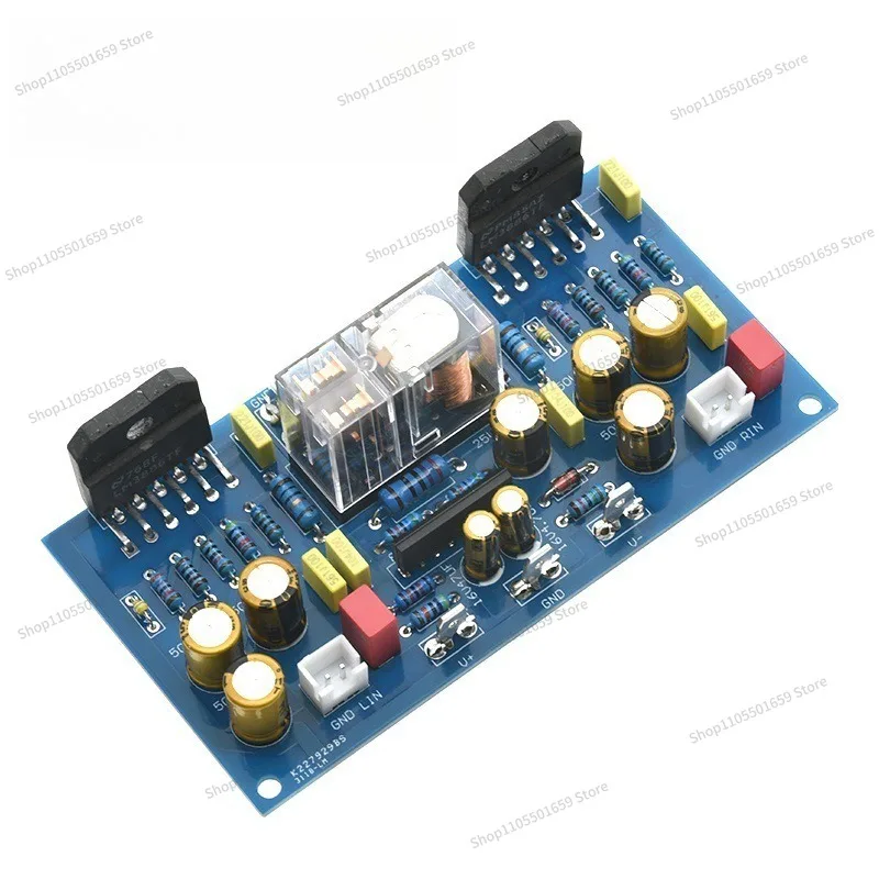 For LM3886 Dual Channel with Speaker Protection Power Amplifier Board Parts Finished PCB Empty Board