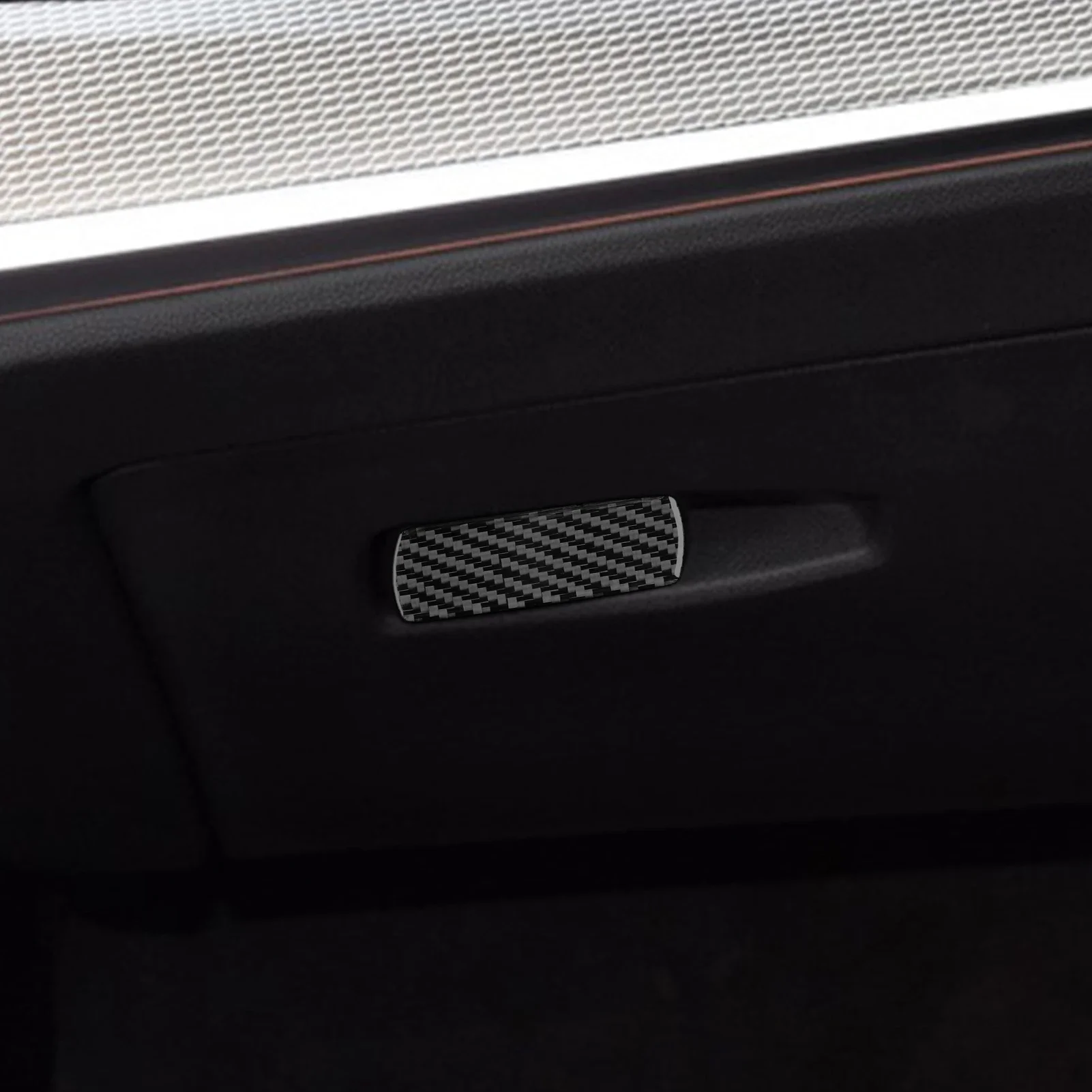 For BMW 3 Series G20 G28 325li 330d 335 2019-2021-2024 Carbon Fiber Glove Storage Handle Interior Car Accessories Cover Stickers