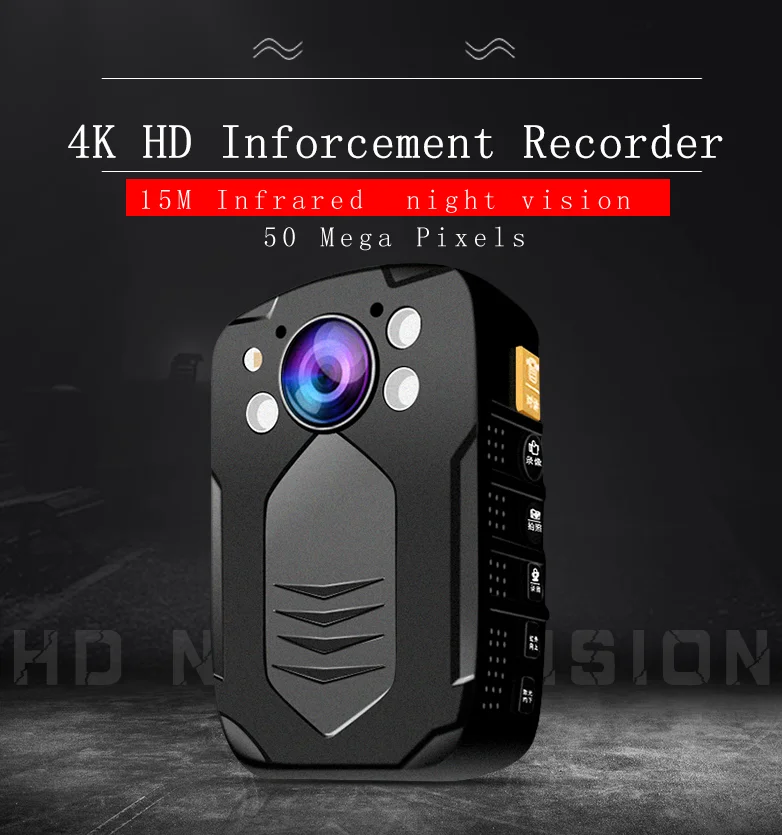 4K Body  with Night Vision 2 IR Light 140 degrees  Pre-record Waterproof Body