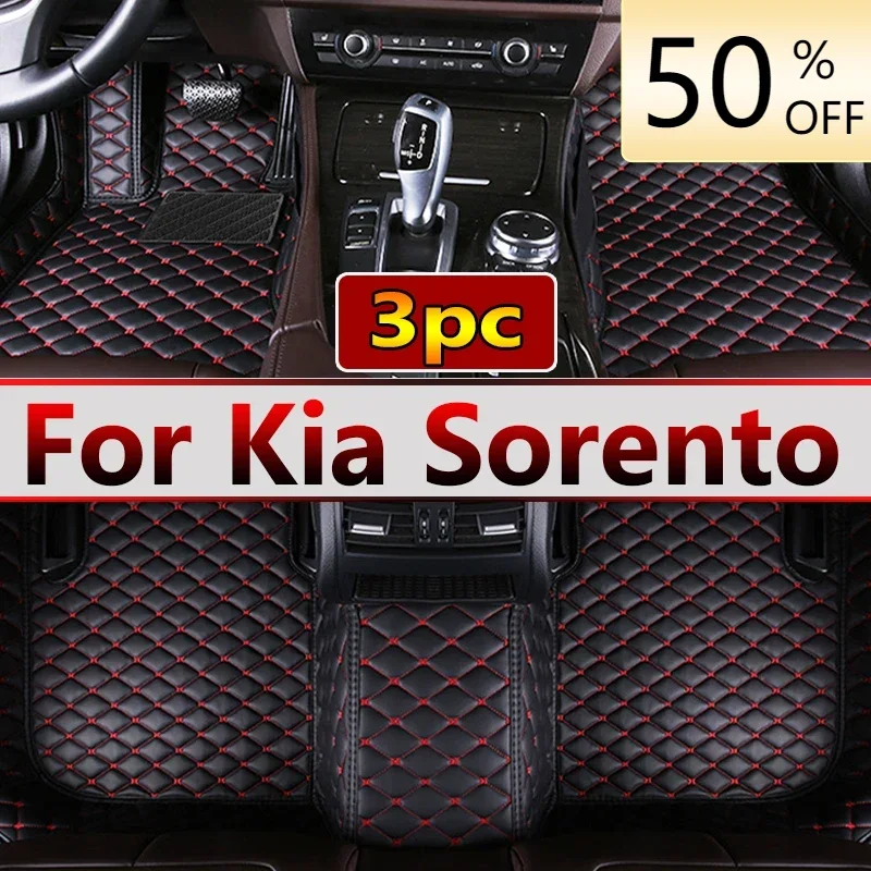 Car Floor Mats For Kia Sorento（Five Seats）2013 2014 Customauto Foot Pads Automobile Carpet Cover interior accessories