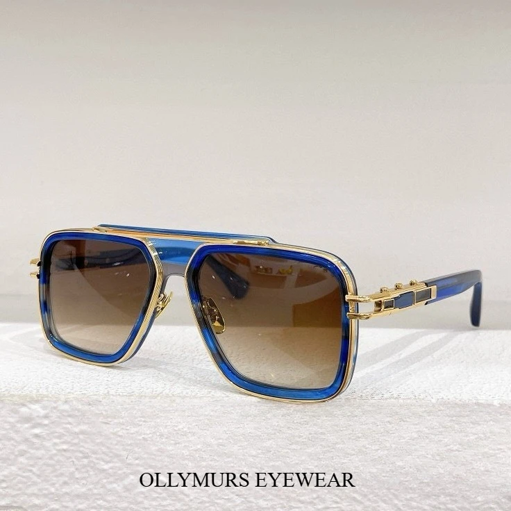 الأصلي DTS403 جديد الراقية مربع كبير الإطار موضة عبر النظارات الشمسية شخصية الرجعية الخفيفة الفاخرة UV واقية النظارات الشمسية