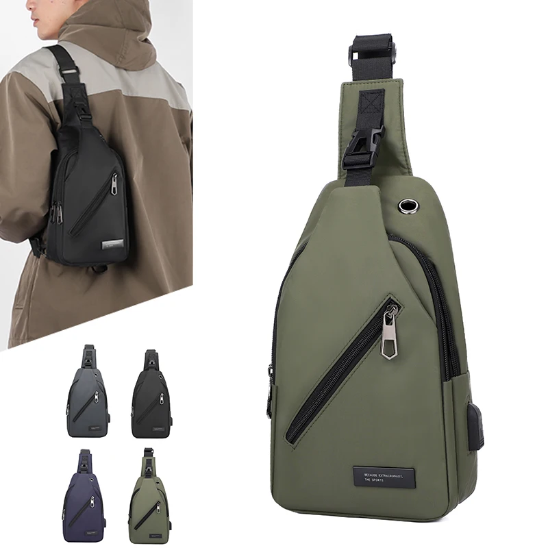 

Fashionable Men's Chest Bag, Multi Compartment Storage, Outdoor Sports Chest Bag, Casual and Fashionable Shoulder Bag, Etc