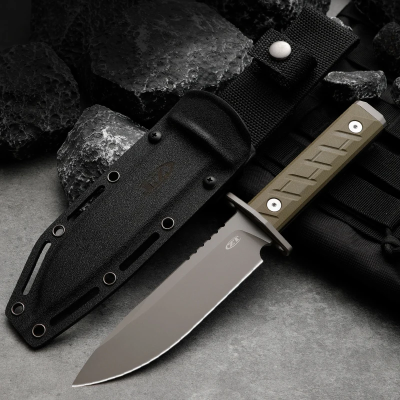 High quality cpm-3V outdoor knife wilderness survival adventure rescue knife fixed blade small knife hunting knife men\'s toy