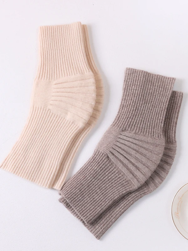 Thickened Pure Wool Knee Pads Warmth Preservation for Men And Women Cold Leg Joint Elderly Special Use Spring Summer Cold Pre...