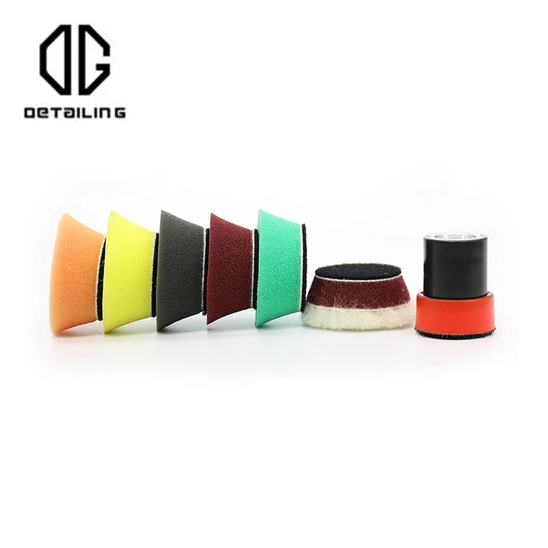 DETAILING Buffing Pads Sponge Set Mini Polishing Kit Buffing Polishing Pads Foam Drill Polish For DA/RO/GA Car Buffer Polisher