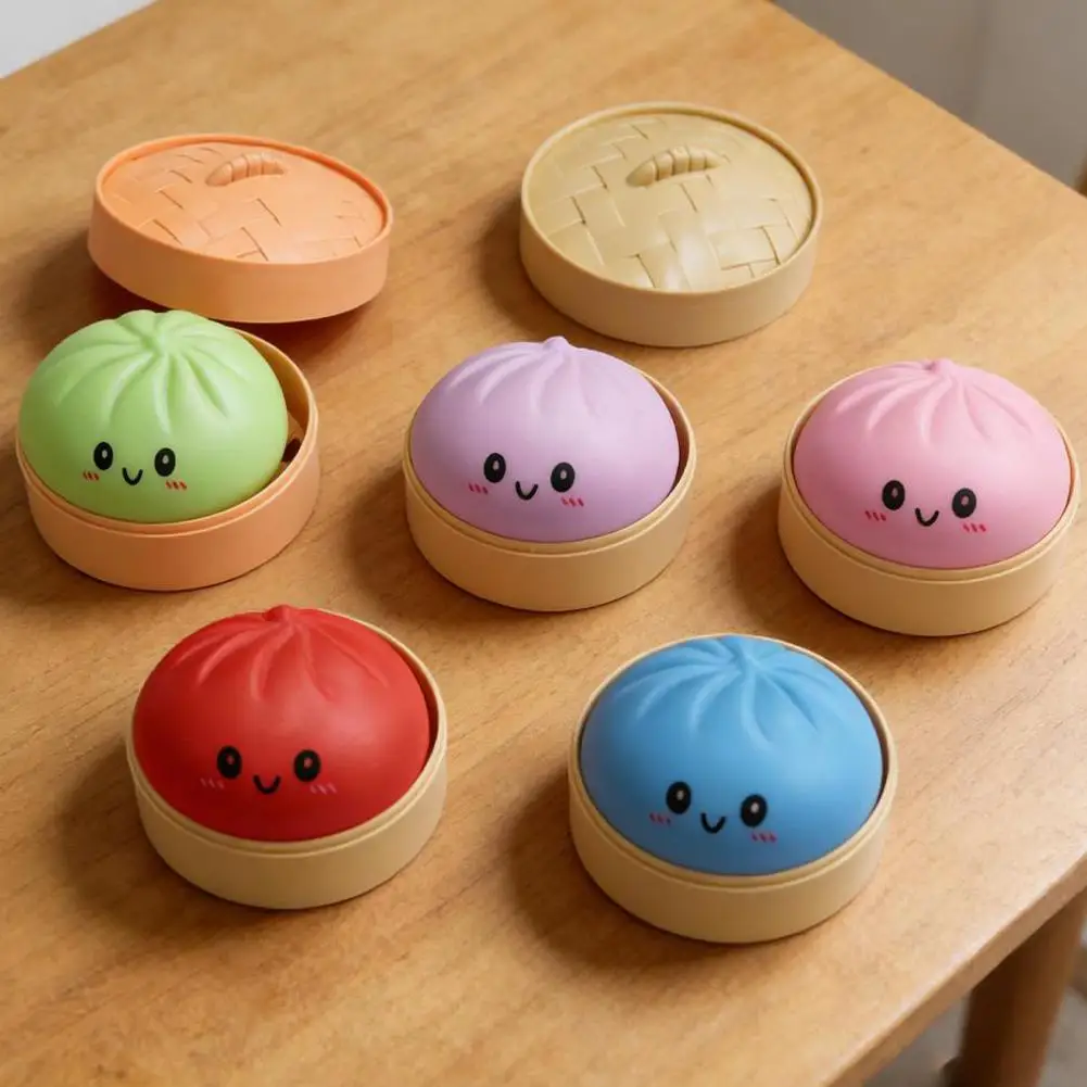 Blind Box Colorful Dumpling Squishy Toy - Slow Rebound Anti-Anxiety Stress Reliever, Enhance Happiness Fidget Gift ﻿