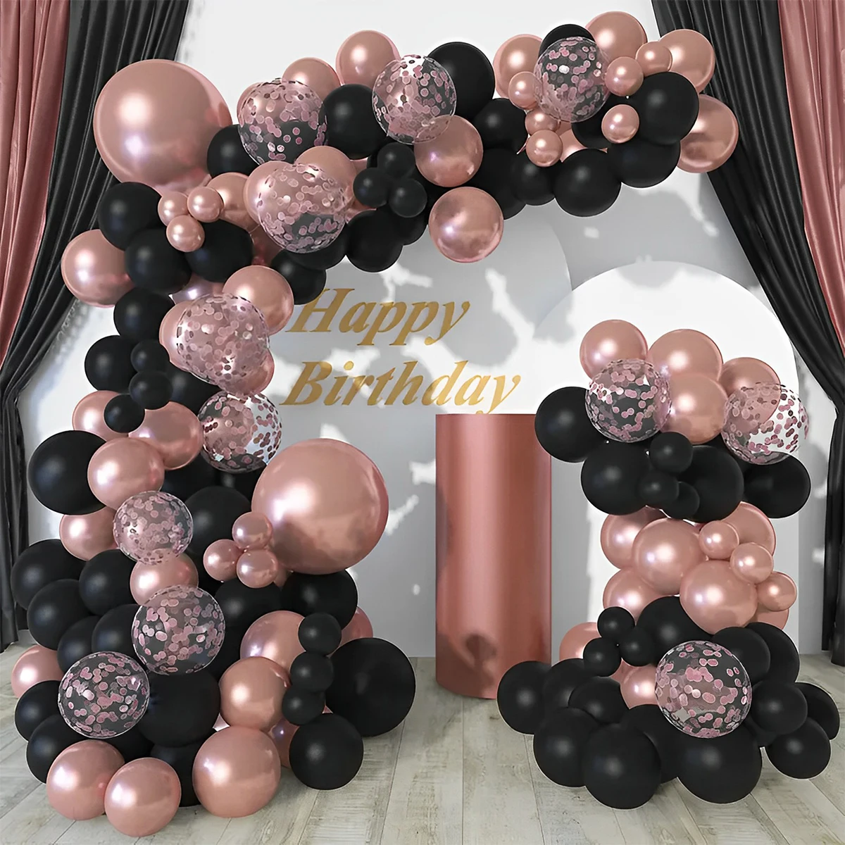 139Pcs Rose Gold La… - image