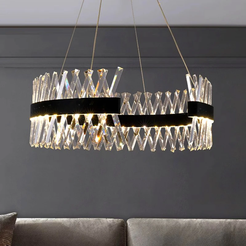 

Home Decorationpendant Lights Luxury Crystal Living Room Chandelier Dining Room Pendant Lamp Ceiling Light Indoor Lighting