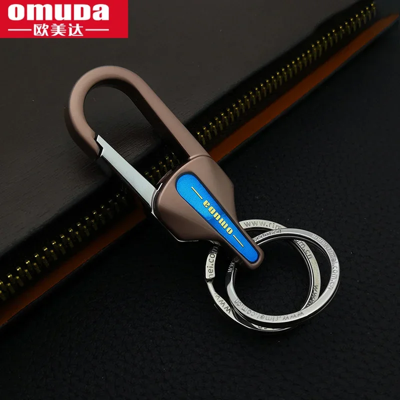 OMUDA Keychain Key Keyring Men\'s Fashion Key Chain Gift Metal Key Ring Car Styling Auto Car Accessories