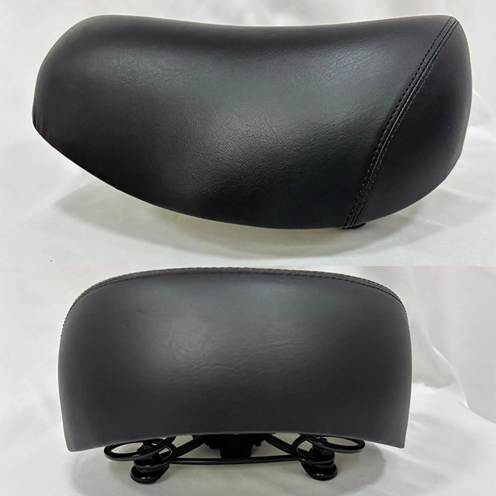 

Черное широкое велосипедное седло с высокой эластичностью, мягкое, универсальное, для электровелосипедов, шоссейных и горных велосипедов