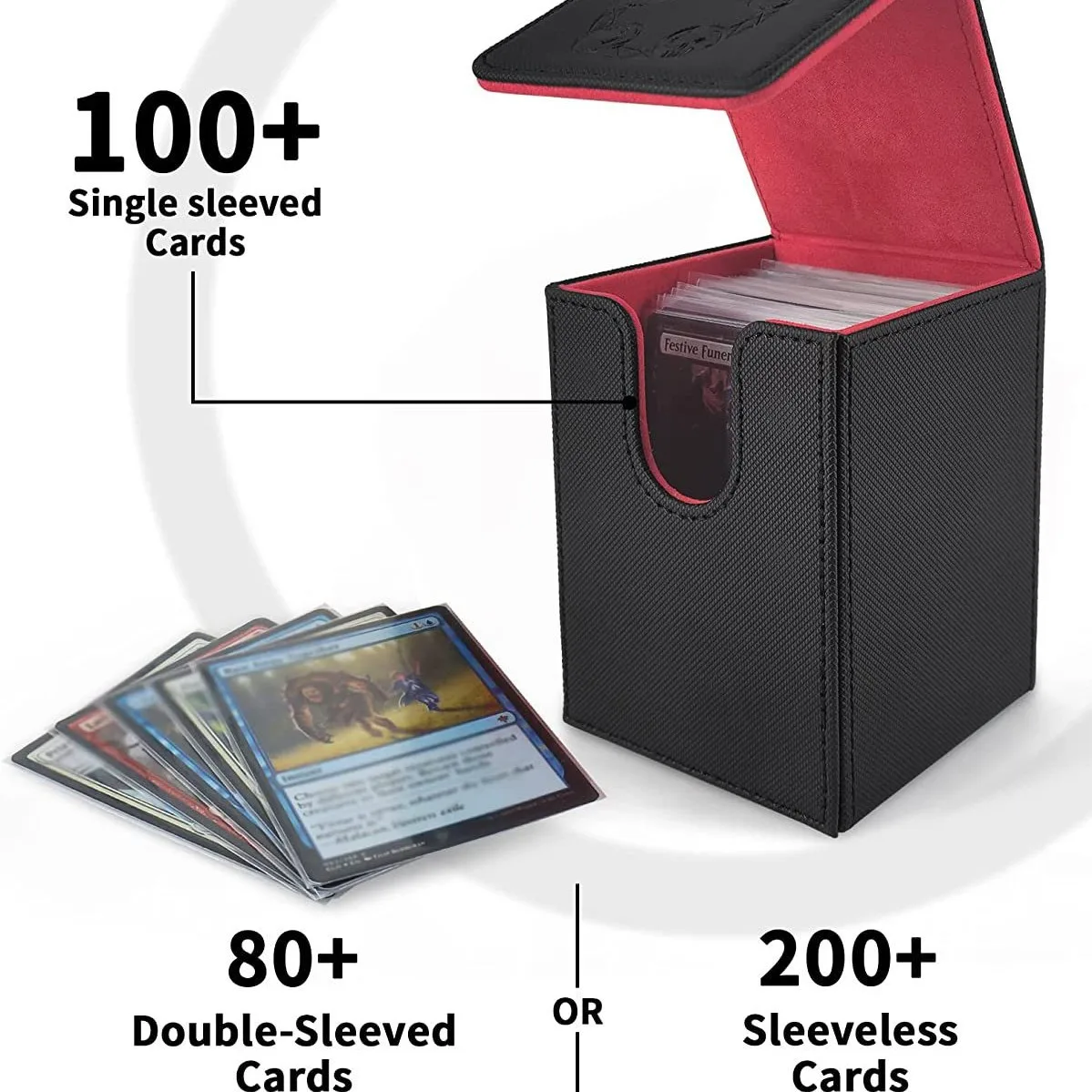 

Waterproof Cardboard Storage Box For Magic The Gathering Collector's Display Case For Rare Game Cards Trading Card Case