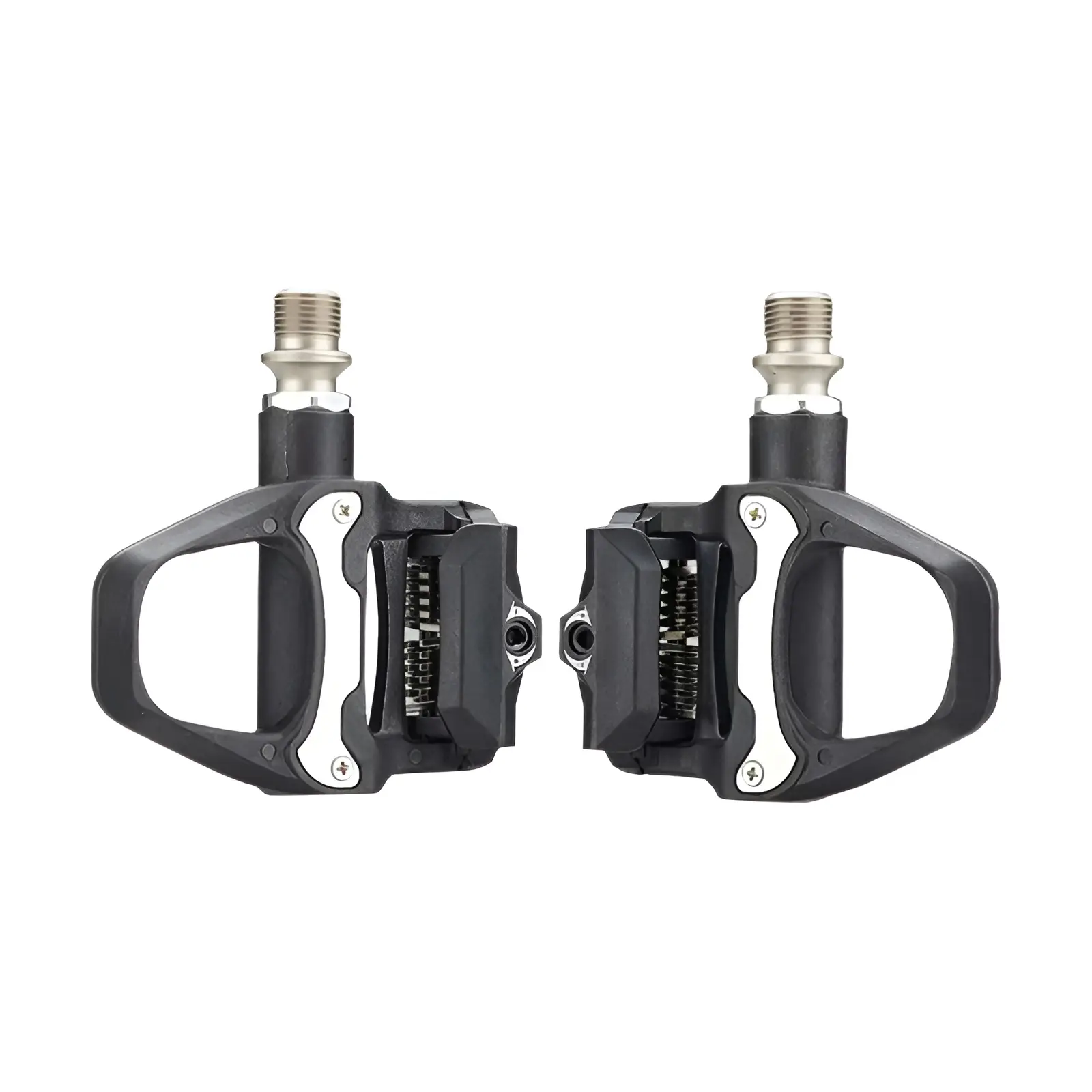 Racework bicicleta de estrada pedal rolamento clipless pedal grampos para sistema shimano spd sl com placa de travamento