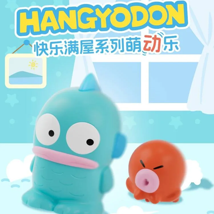 

Sanrio уродливая рыба Hangyodon счастливый дом серии подвижные игрушки Аниме периферийные рисунки Мультяшные настольные украшения милый подарок