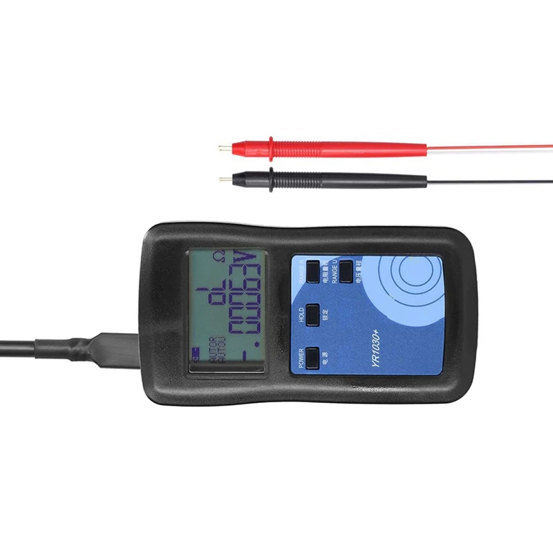 YR1030+ Instrumento de prueba de resistencia interna de batería de litio de alta precisión Probador de resistencia de batería de 4 cables verdadero Durable B