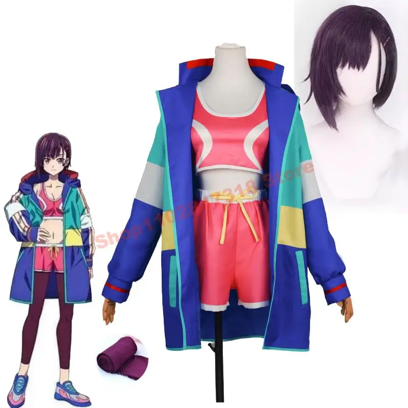 Anime Zom 100 Mikazuki Shizuka Cosplay Costume Zombie Ni Naru Made Ni Shitai 100 No Koto Mikazuki Wig Or Coat Retail