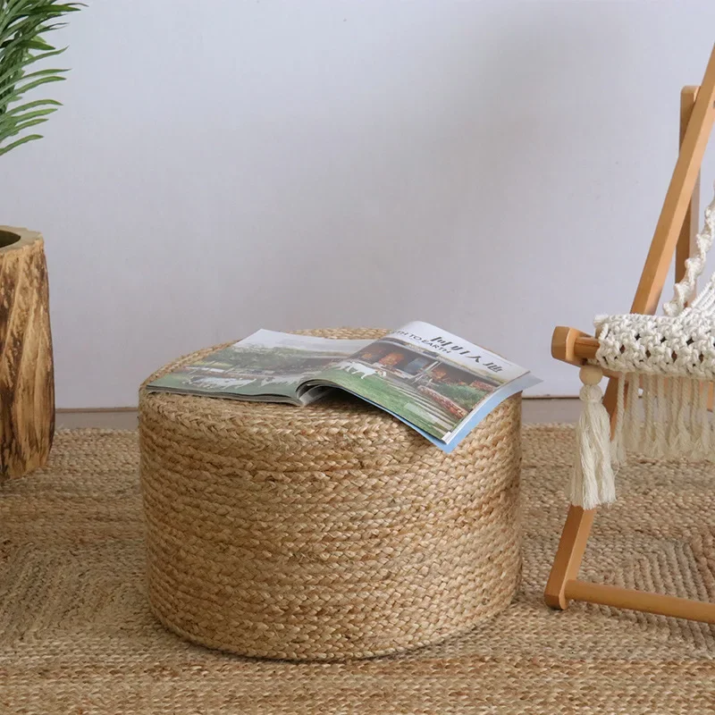 Jute hand-woven futon bay window sitting Dun Japanese meditation tatami home