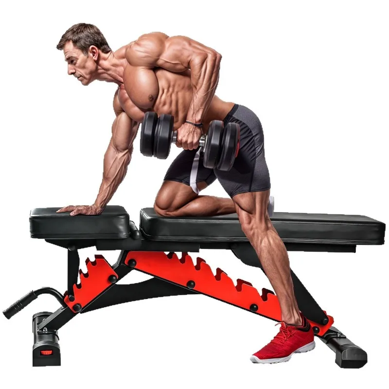 

Commercial Dumbbell Bench Heavy-Duty Training Bench Adjustable Home Use Serrated Bench Press Bench