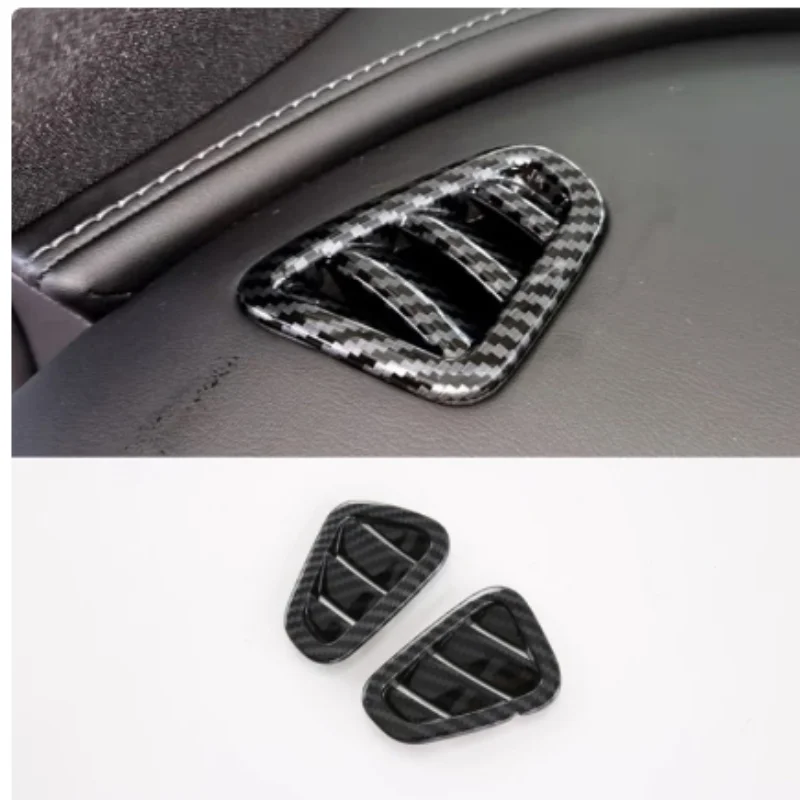 

Carbon For Mercedes-Benz C-Class W206 C260 2022 Car Interior Front Upper Air Condition Outlet Vent Decor Frame Trim Accessories