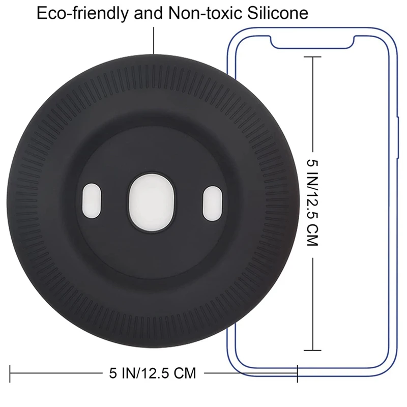 Para 2020 ninho termostato ninho suporte de termostato capa de revestimento de silicone placa traseira do termostato