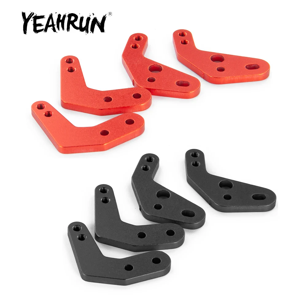 YEAHRUN 4Pcs Shock Absorber Suspension Extension Mount Height Angle Stand Tower for Axial SCX10 II 90046 1/10 RC Crawler Car