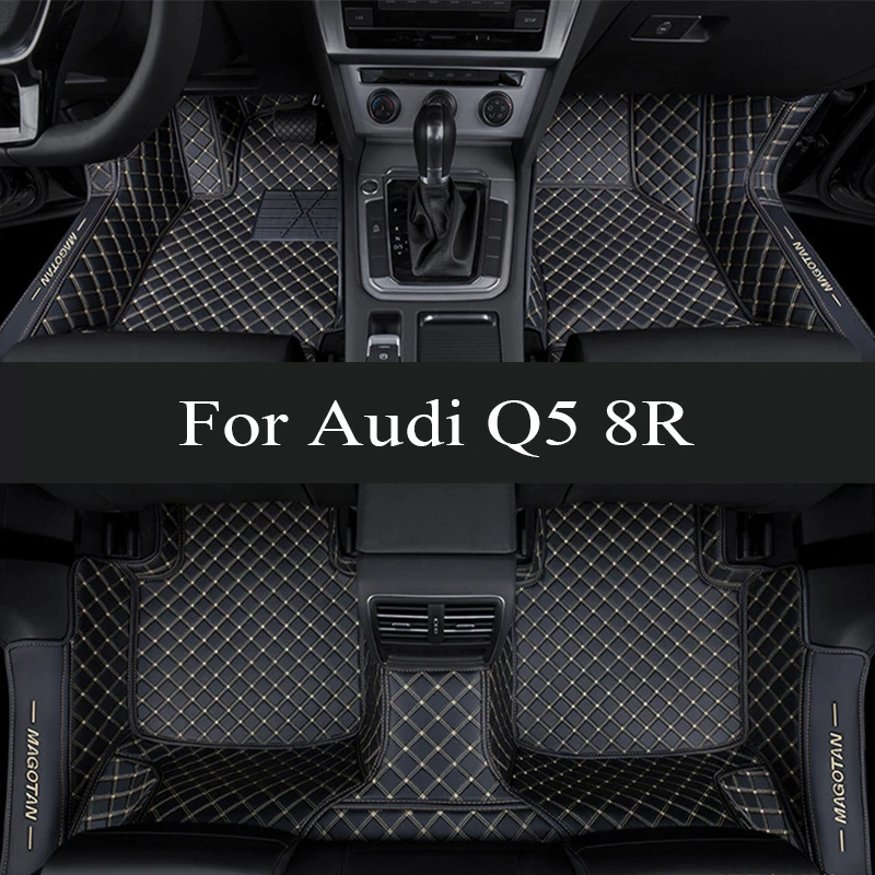 

Auto Leather Carpets For Audi Q5 8R 2016 2015 2014 2013 2012 2011 2010 2009 Car Floor Mats Interior trunk mat Protector Parts