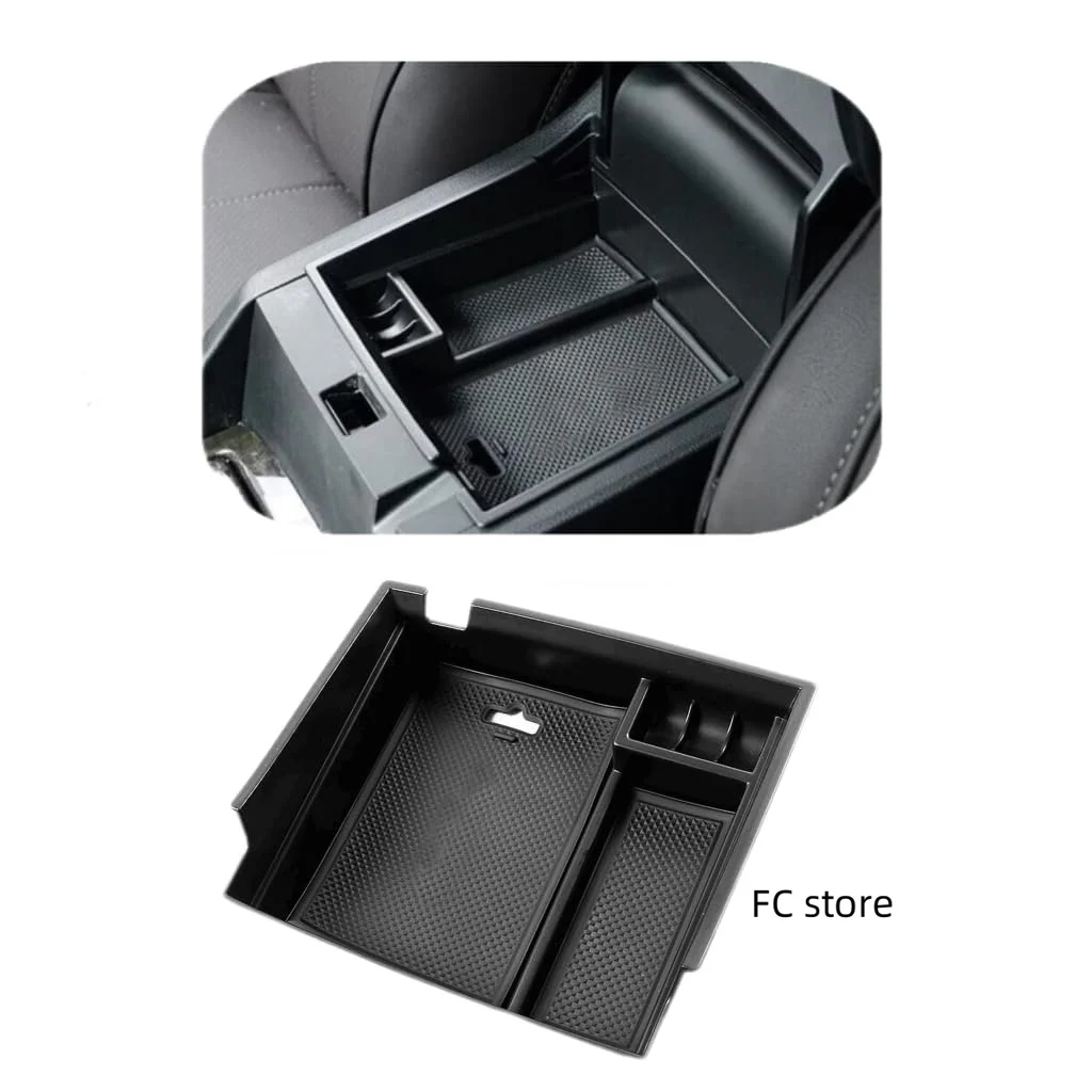 Center Console Armrest Storage Box For Honda Accord Sedan 2013 2014 2015 2016 2017 ABS Tray Insert Organizer Glove Pallet Black