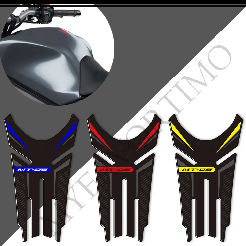 Motorcycle For MT09 MT-09 MT FZ 09 SP Tank Pad Wind Deflector Gas Fuel Oil Kit Knee Protector Stickers Decals 2021 2022