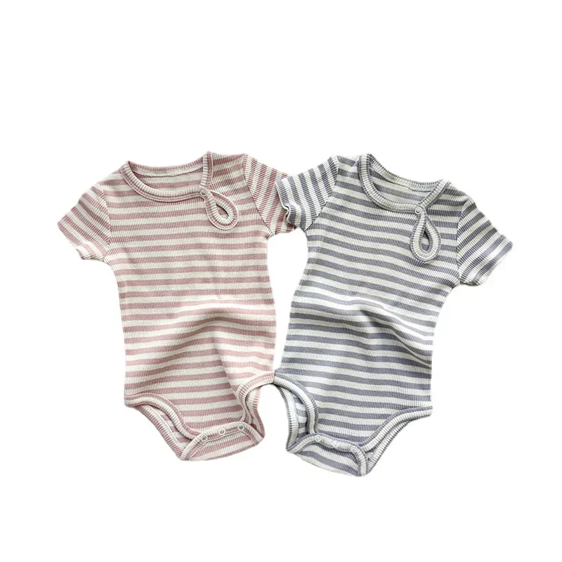 Newborn Summer Onesie 0-24M Baby Girl Boy Onesie Children Cotton Onesie