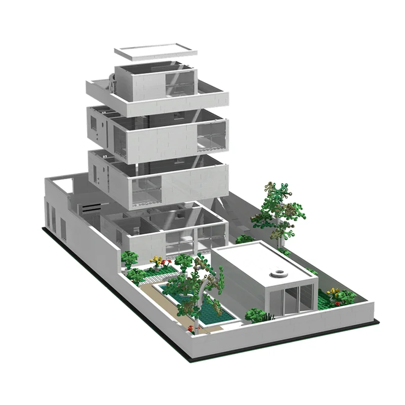 3206 قطعة MOC Turgano منزل حديقة وحدات نموذج اللبنات هدية الكريسماس تجميع فكرة التعليم الطوب الاطفال لعبة عيد ميلاد #3