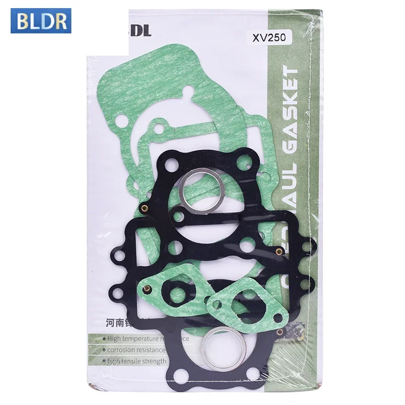 Motorbike Cylinder Head Complete Overhaul Gasket Mat Middle Repair Pad for YAMAHA XV250 Route 66 XV250 Virago XV-250 V-Star