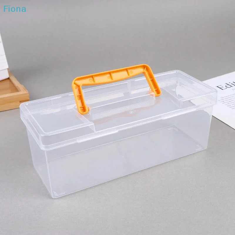 

✔Professional Tool Organizer Set,Transparent Parts Storage With Dividers-Portable Case For Kitchen Condiment Storage
