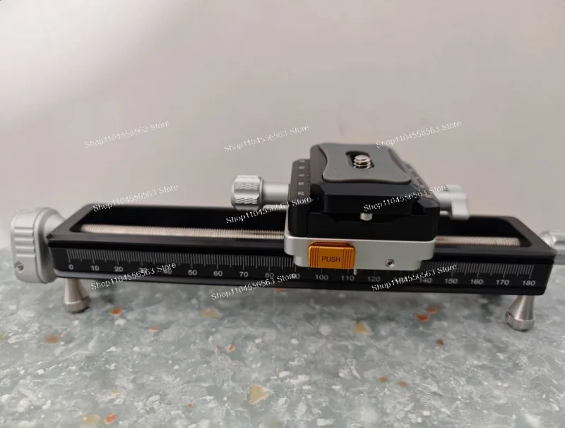 160mm Macro Focusing Rail Slider 2-Way Precision Quick Release System for Close-Up Macro Photography A002