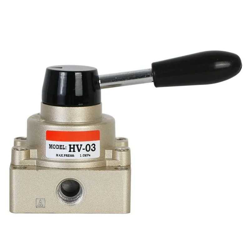 For HV-02/03/04 Pneumatic Manual Valve, Four-port Two-position Manual Directional Valve