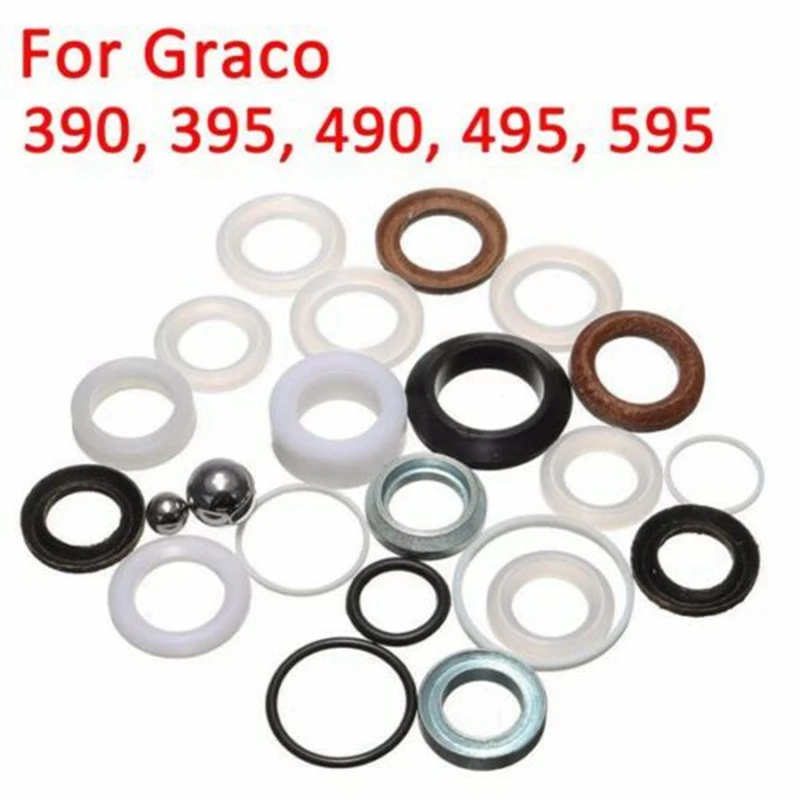 Aftermarket Repair V-Packing Seals Kit For 390 395 495 595 Paint Sprayer