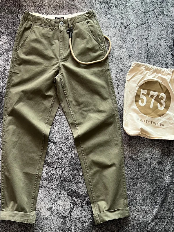 

Мужские повседневные брюки American Sle: свободные, прямые, однотонные, из хлопка, в стиле рабочей одежды, модные, трендовые