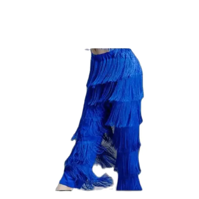 1 pcs/lot Ladies Girls Fringe Latin Dance Pants Samba Fringe Tassel latin Dance Pants candy color