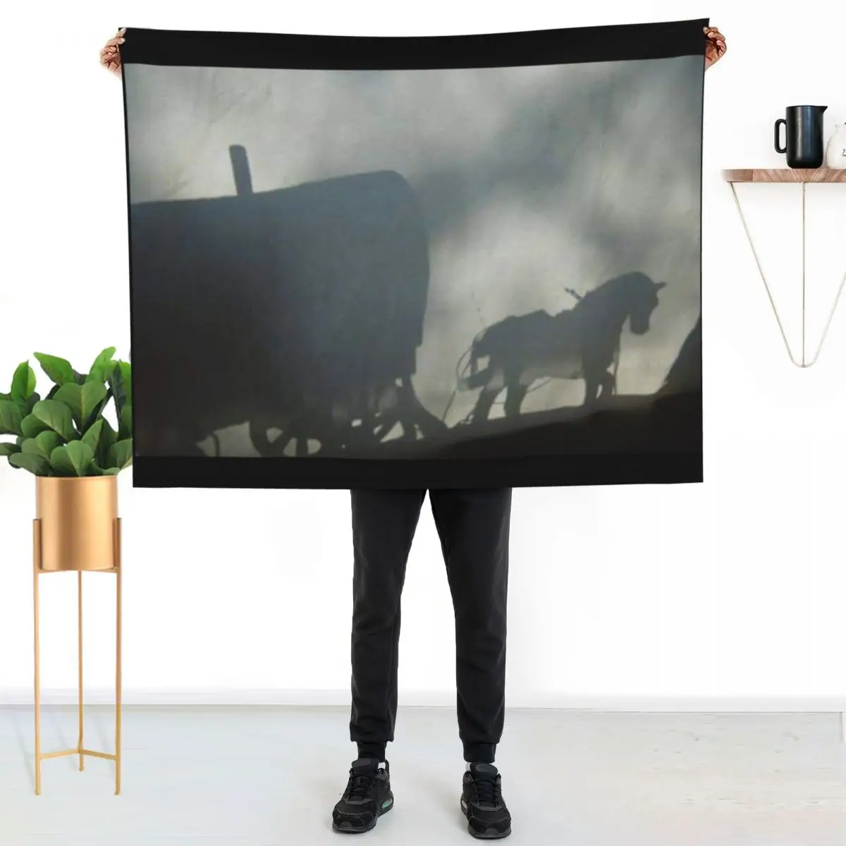 

Wandering Nomad Throw Blanket Warm Comfortable Blanket Gift for Parents Friends